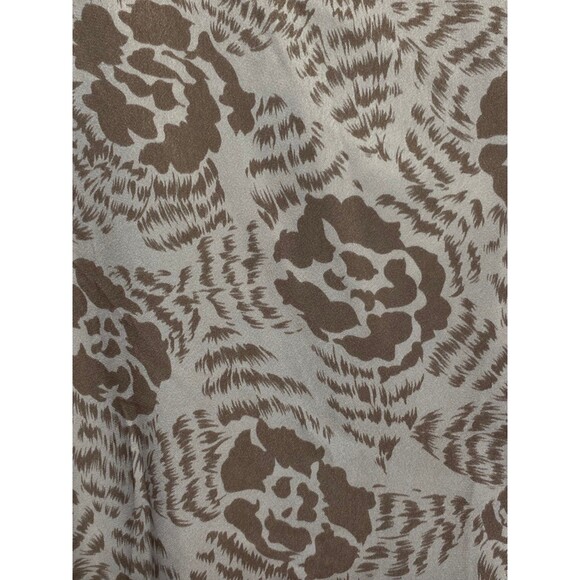 Vtg 60s Nat Kaplan COUTURE Waterfall neckline Floral Midi Dress Size 12 M/L - Picture 12 of 12